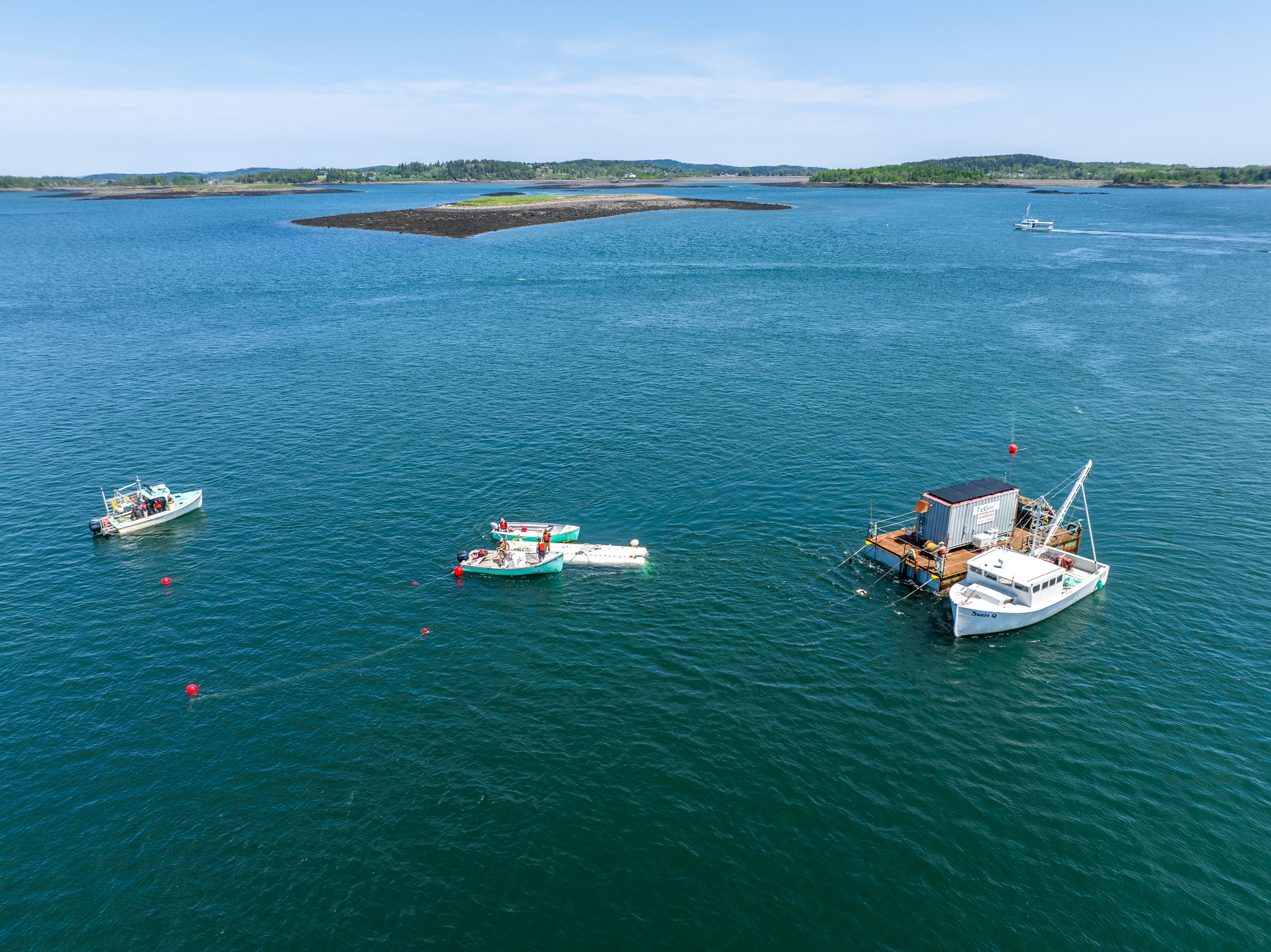 ORPC TidGen Device Deployment in Cobscook Bay May 2023