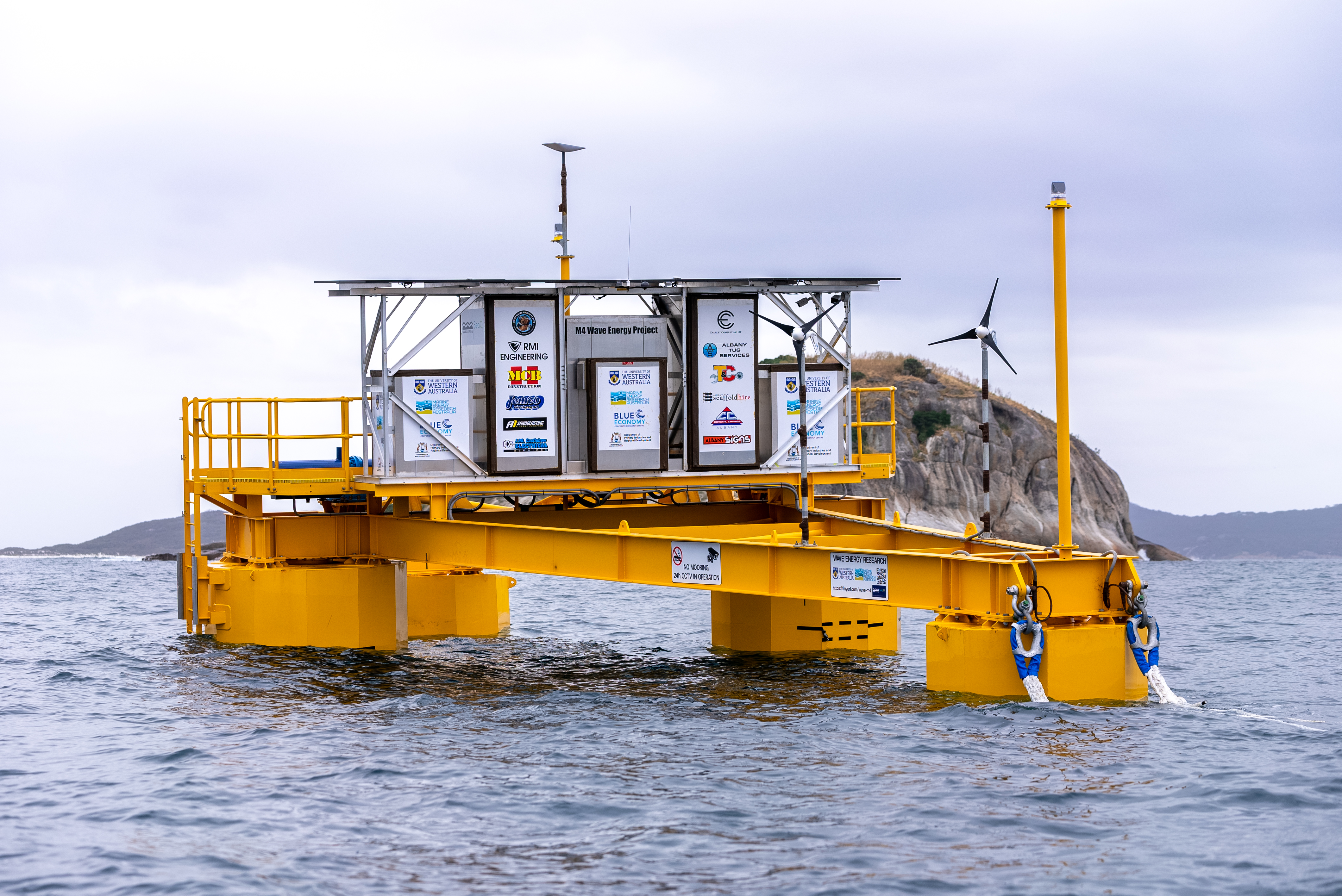 UWA Oceans Institute M4 Wave Energy Device Deployment