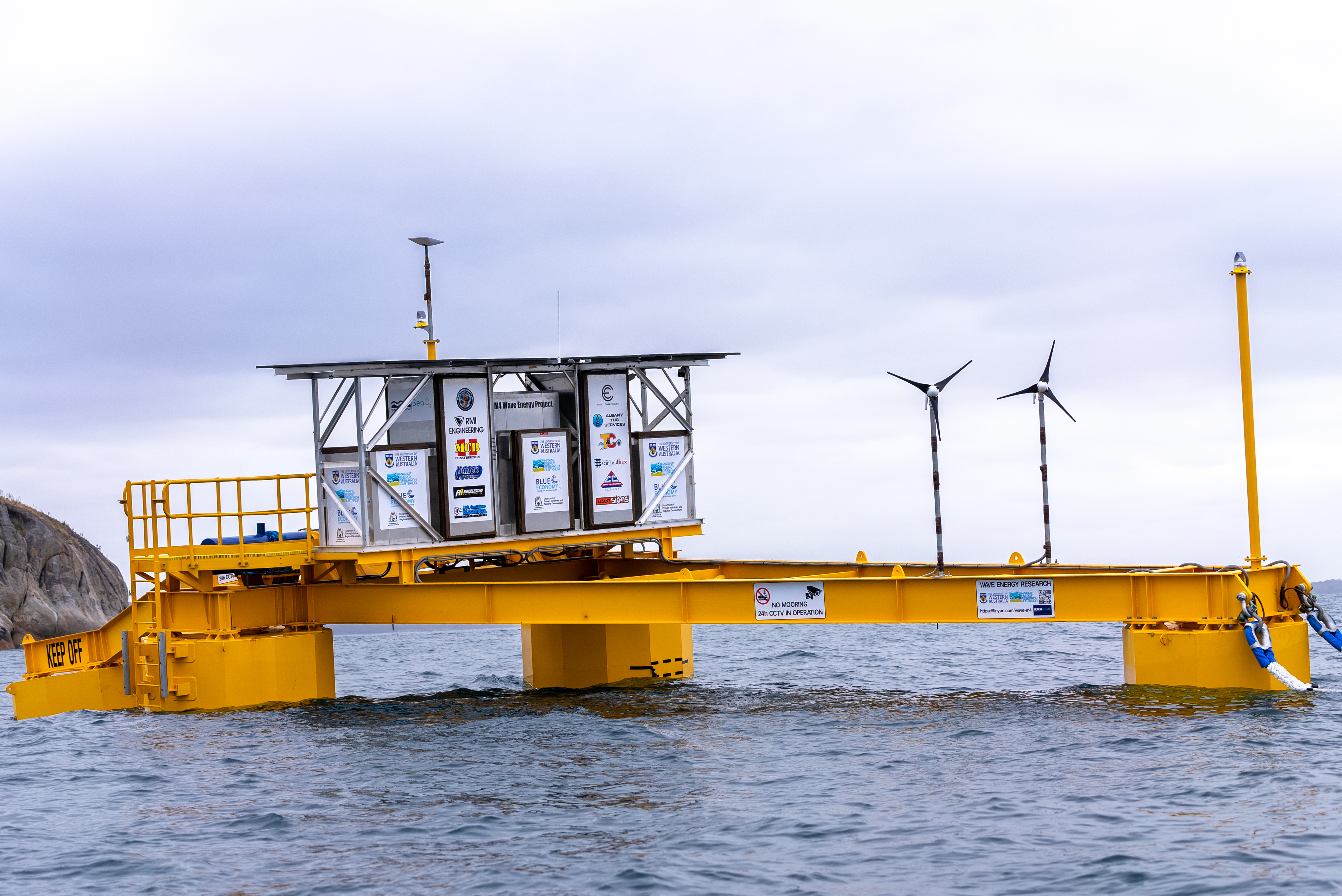 UWA Oceans Institute M4 Wave Energy Device Deployment