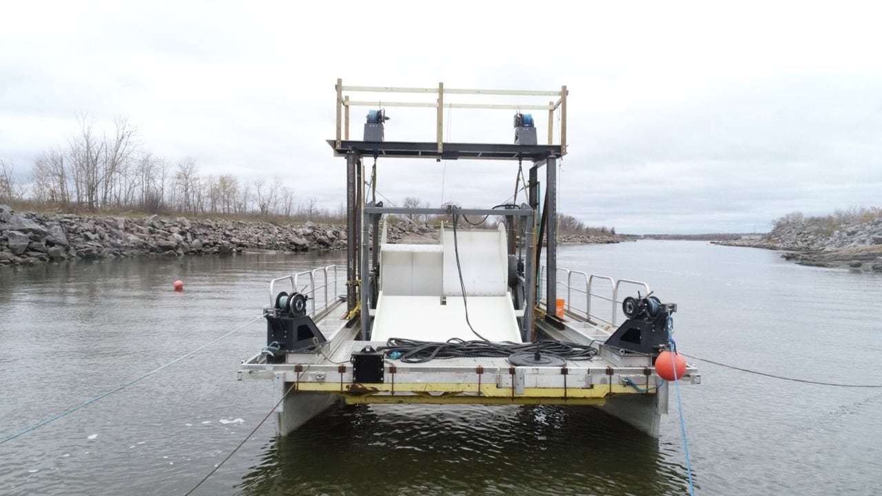 Waterotor Deployment in River