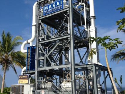 Makai Ocean Engineering's Ocean Thermal Energy Conversion (OTEC) plant