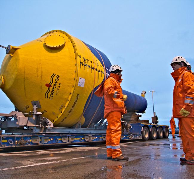CorPower Ocean C3 Delivery Orkney - Credit Colin Keldie