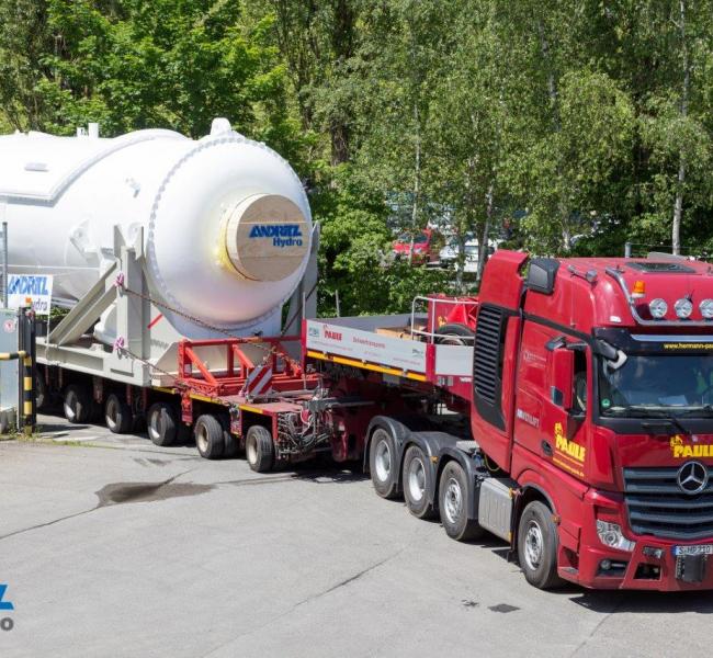 Andritz Hydro Nacelle Transport