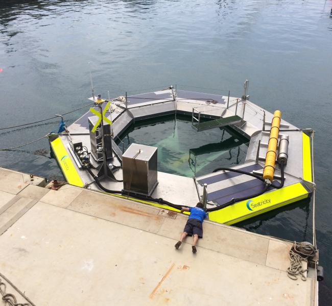 Seatricity Oceanus 2 Moored at A&P