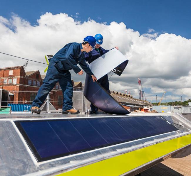 Seatricity PV Array Installation
