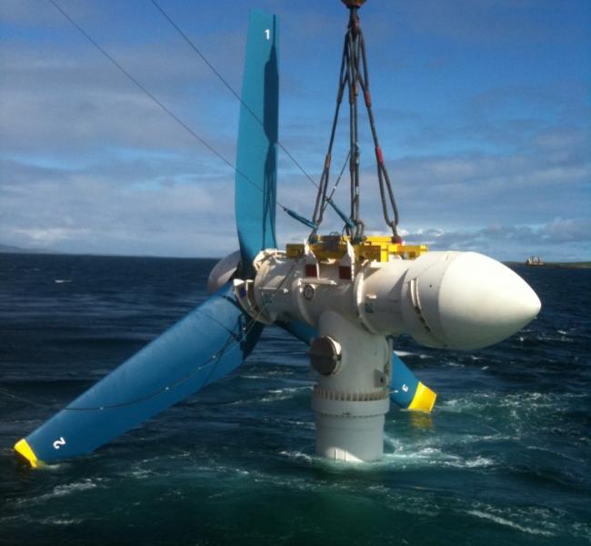 SIMEC Atlantis Energy AR1000 Launching at EMEC