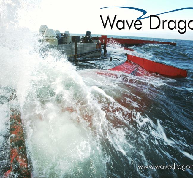 Wave Dragon Device with Logo