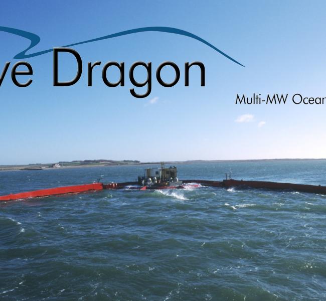Wave Dragon Device with Logo