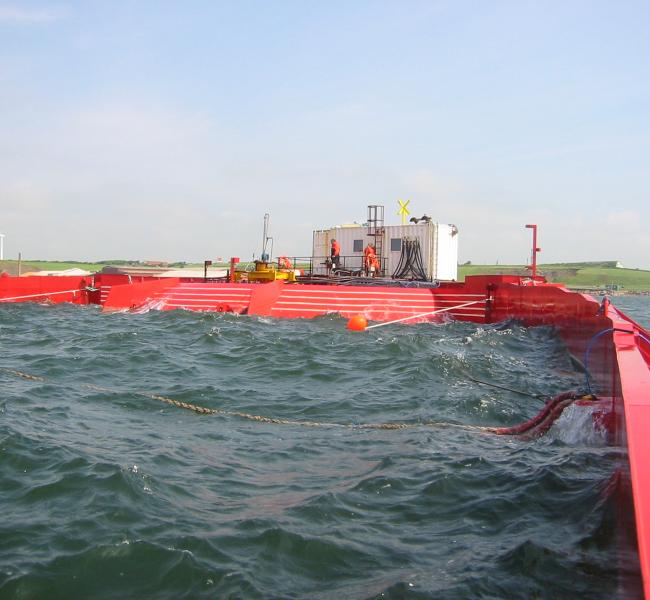Wave Dragon Prototype in Nissum Broads