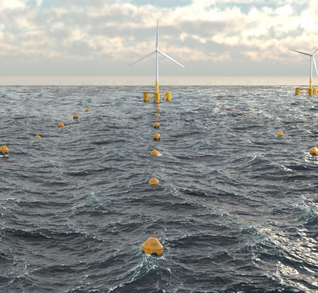 CorPower Ocean 10MW Cluster Illustration
