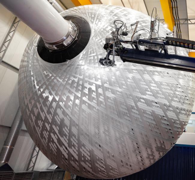 CorPower Ocean C4 Composite Hull in Mobile Factory Cell in Viana do Castelo