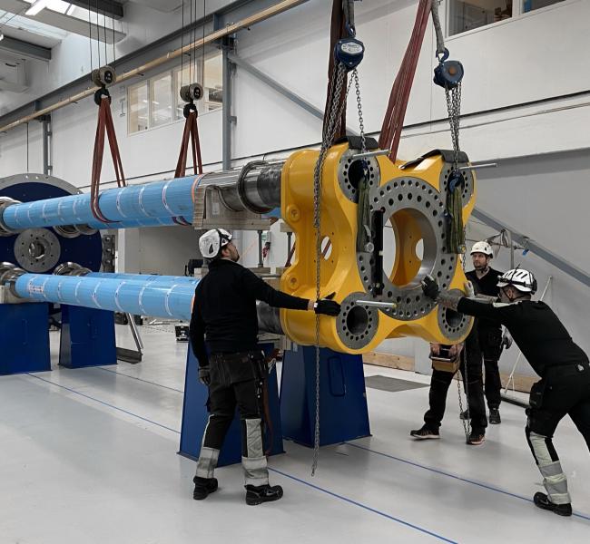 CorPower Ocean C4 PTO in Test Rig in Stockholm