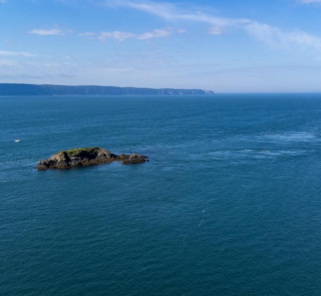 Fundy Ocean Research Center for Energy (FORCE) Drone Shot by Nicolas Winkler
