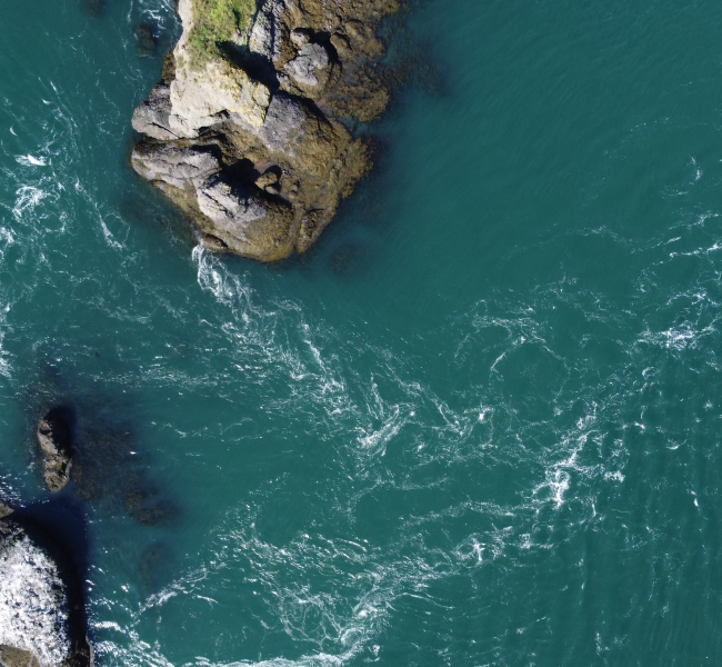 Fundy Ocean Research Center for Energy (FORCE) Drone Shot by Nicolas Winkler