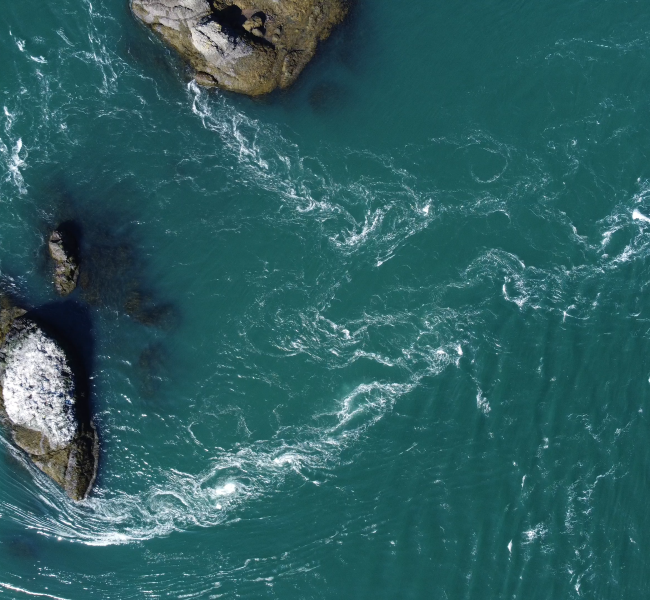 Fundy Ocean Research Center for Energy (FORCE) Drone Shot by Nicolas Winkler