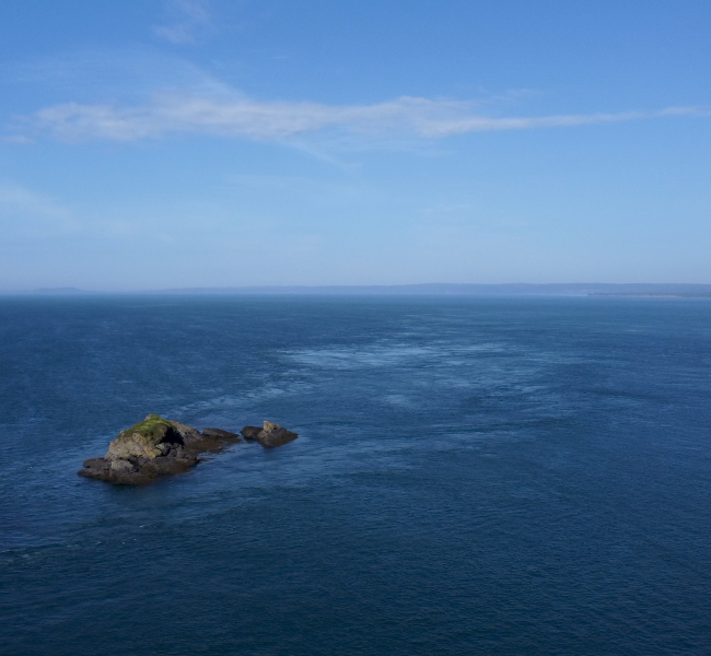 Fundy Ocean Research Center for Energy (FORCE) Drone Shot by Nicolas Winkler
