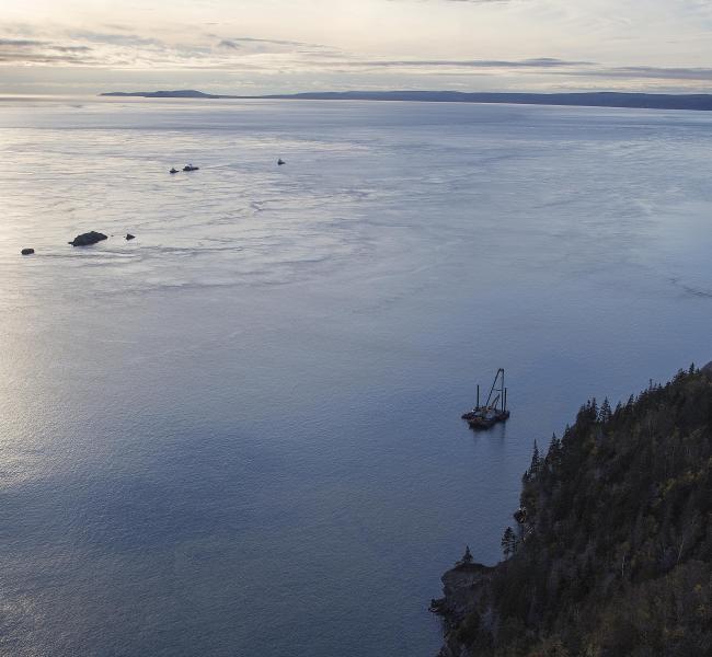 Fundy Ocean Research Center for Energy (FORCE) Sunset