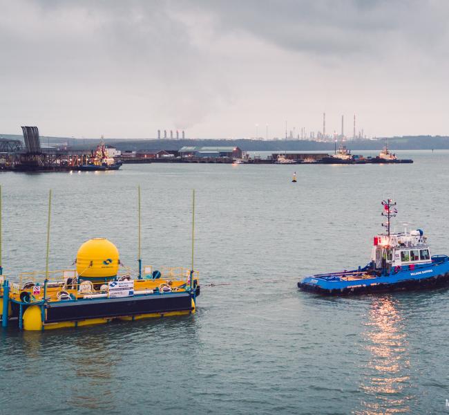 Marine Power Systems - WaveSub Falmouth Launch - Owen Howells Photography