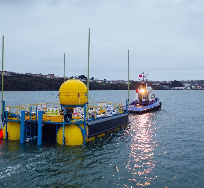 Marine Power Systems - WaveSub Falmouth Launch - Owen Howells Photography