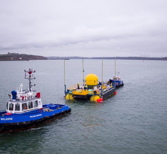 Marine Power Systems - WaveSub Falmouth Launch - Owen Howells Photography