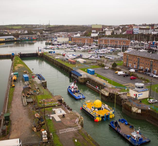 Marine Power Systems - WaveSub Falmouth Launch - Owen Howells Photography