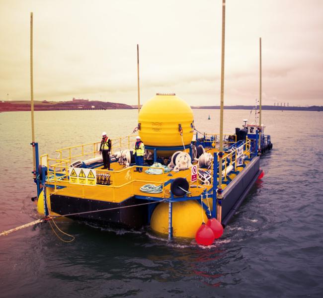 Marine Power Systems - WaveSub Falmouth Launch - Owen Howells Photography