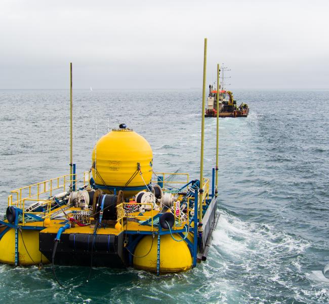 Marine Power Systems - WaveSub Falmouth Launch - Owen Howells Photography