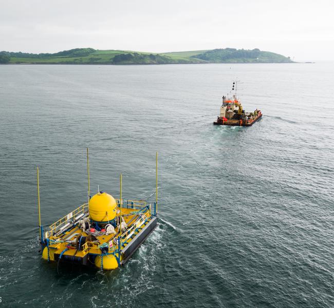 Marine Power Systems - WaveSub Falmouth Launch - Owen Howells Photography