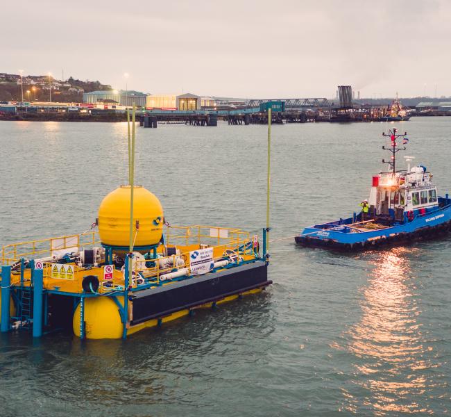 Marine Power Systems - WaveSub Falmouth Launch - Owen Howells Photography