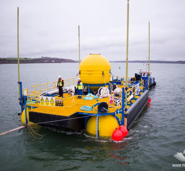 Marine Power Systems - WaveSub Falmouth Launch - Owen Howells Photography