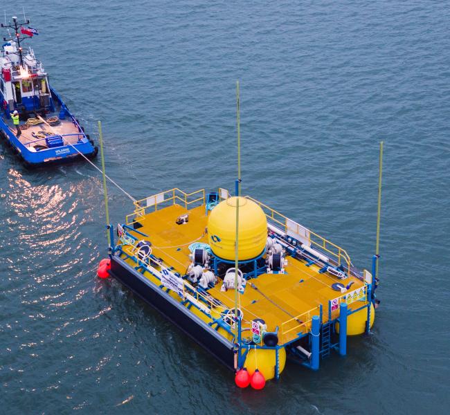 Marine Power Systems - WaveSub Falmouth Launch - Owen Howells Photography