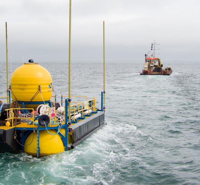 Marine Power Systems - WaveSub Falmouth Launch - Owen Howells Photography