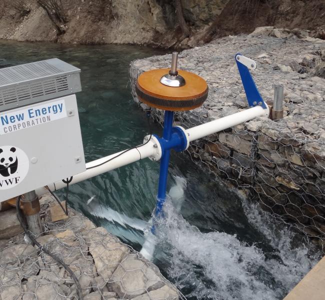 New Energy Corporation - EnviroGen 005 Series Fixed Turbine Power Unit in Ringmo, Nepal