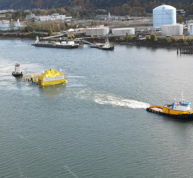 OceanEnergy - OE Buoy Portland Tow