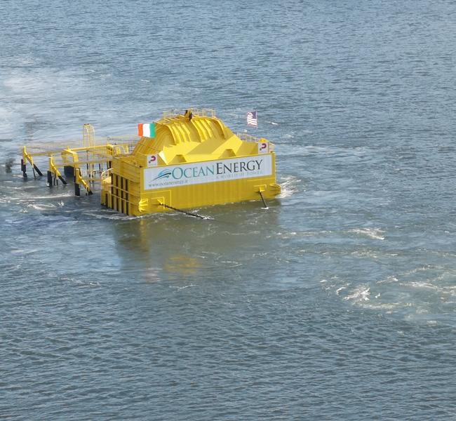 OceanEnergy - OE35 Under Tow