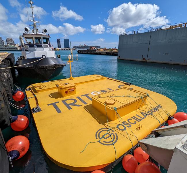 Oscilla Power TritonC WEC in Hawaii