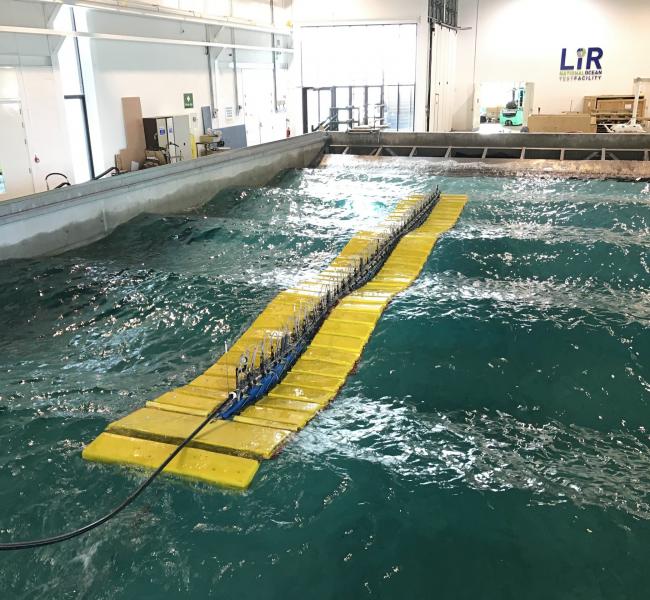 SWEL Waveline Magnet 10 Tank Testing at MAREI Centre, LIR National Test Facility in Ireland