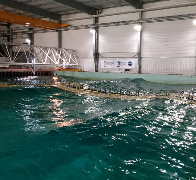 SWEL Waveline Magnet Tank Testing at Centrale Nantes