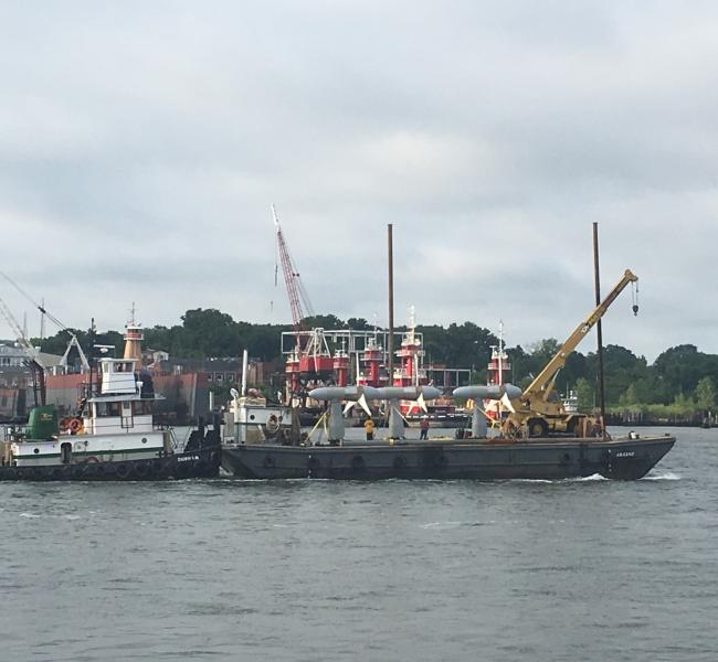 Verdant Power - Gen5 Free Flow System Demonstration at Roosevelt Island Tidal Energy (RITE)