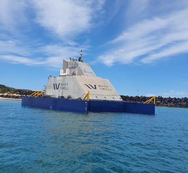 Wave Swell Energy's UniWave200 Installed at King Island