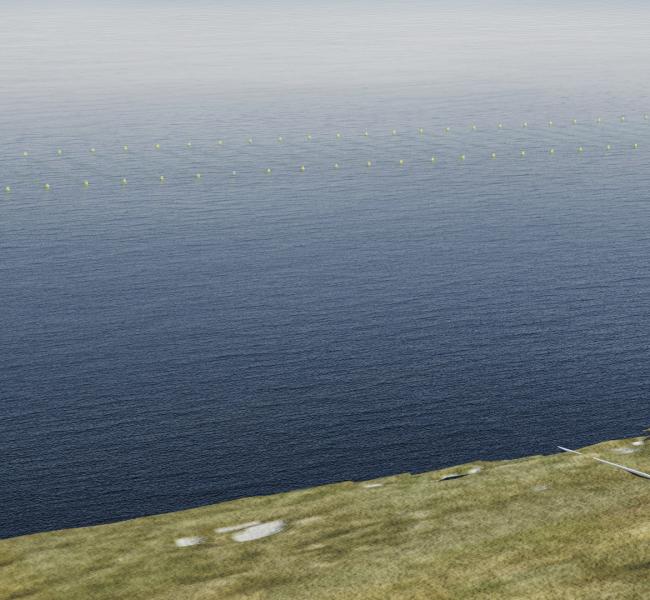 WavePiston - Gran Canaria Site with WavePiston Array
