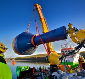 CorPower Ocean C3 Lifted By Crane - Credit Colin Keldie