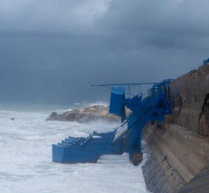 Eco Wave Power Jaffa Port Storm
