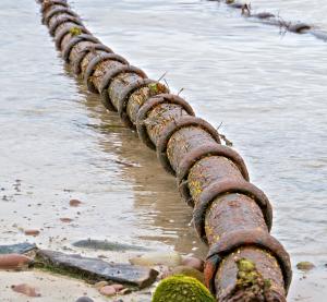 European Marine Energy Centre (EMEC) Cables at Fall of Warness (Credit Colin Keldie)