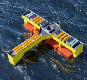 Floating Power Plant's Hydrogen Deck Model
