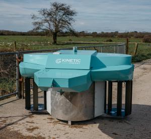 GKinetic Hydrokinetic Turbine Unit on Dry Land