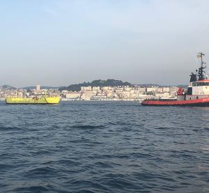 Magallanes Renovables Towing the ATIR to Orkney
