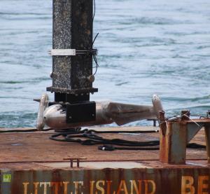 Marine Renewable Energy Collaborative MRECo of New England Mounted Turbine