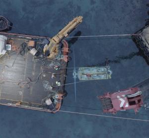 Nova Innovation Tidal Turbine (Aerial View)