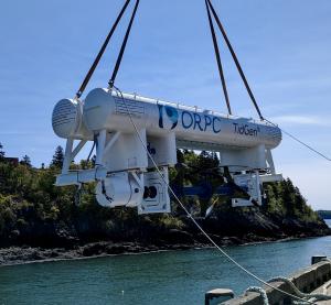 ORPC TidGen Device Deployment in Cobscook Bay